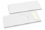 Buste portaposate bianco con incisione + bianco tovagliolo di carta | Paesedellebuste.it