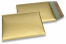 Buste imbottite metallizzate opache ECO - oro 180 x 250 mm | Paesedellebuste.it