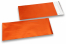 Buste metallizzate colorate opache arancione - 110 x 220 mm | Paesedellebuste.it