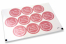 Sigilli per comunione - la mia prima comunione rosa con la ghirlanda bianca | Paesedellebuste.it