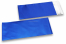 Buste metallizzate colorate opache blu scuro - 110 x 220 mm | Paesedellebuste.it