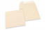 Buste di carta colorate - Bianco avorio, 160 x 160 mm | Paesedellebuste.it