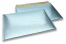 Buste imbottite metallizzate ECO - blu ghiaccio 320 x 425 mm | Paesedellebuste.it