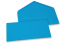 Buste colorate per biglietti d'auguri - blu oceano, 110 x 220 mm | Paesedellebuste.it