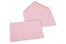 Buste colorate per biglietti d'auguri - rosa chiaro, 125 x 175 mm | Paesedellebuste.it