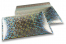 Buste imbottite metallizzate ECO - argento olografico 235 x 325 mm | Paesedellebuste.it