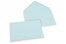 Buste colorate per biglietti d'auguri - azzurro, 125 x 175 mm | Paesedellebuste.it