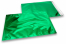 Buste metallizzate colorate verde - 320 x 430 mm | Paesedellebuste.it