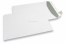 Buste di carta bianco, 229 x 324 mm (C4), 120 grammi, chiusura a lembo autoadesivo, peso circa 16 g cad. | Paesedellebuste.it