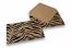 Buste decorate con animali - kraft marrone, nero, motivo tigrato | Paesedellebuste.it