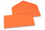 Buste colorate per biglietti d'auguri - arancione, 110 x 220 mm | Paesedellebuste.it
