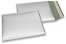 Buste imbottite metallizzate opache ECO - argento 180 x 250 mm | Paesedellebuste.it