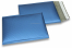 Buste imbottite metallizzate opache ECO - blu scuro 180 x 250 mm | Paesedellebuste.it