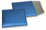 Buste imbottite metallizzate opache ECO - blu scuro 165 x 165 mm | Paesedellebuste.it
