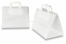 Sacchetti di carta con manici piatti - bianco 317 x 218 x 245 mm | Paesedellebuste.it