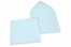 Buste colorate per biglietti d'auguri - azzurro, 155 x 155 mm | Paesedellebuste.it