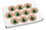 Etichette adesive Natalizie - Albero di Natale verde | Paesedellebuste.it