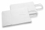 Sacchetti di carta con manici intrecciati - bianco, 220 x 100 x 310 mm, 90 grammi | Paesedellebuste.it