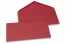 Buste colorate per biglietti d'auguri - rosso scuro, 110 x 220 mm | Paesedellebuste.it