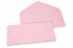 Buste colorate per biglietti d'auguri - rosa chiaro, 110 x 220 mm | Paesedellebuste.it