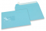 Buste colorate con finestra - Azzurro cielo, 162 x 229 mm (A5), Finestra a sinistra, formato finestra 45 x 90 mm, posizione finestra 20 mm da sinistra / 60 mm da sotto, lembo autoadesivo, carta da 120 grammi. | Paesedellebuste.it