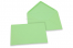 Buste colorate per biglietti d'auguri - verde menta, 114 x162 mm | Paesedellebuste.it
