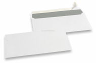 Buste di carta bianco, 110 x 220 mm (DL), 80 grammi, chiusura a lembo autoadesivo, peso circa 4 g cad.  | Paesedellebuste.it
