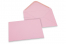 Buste colorate per biglietti d'auguri - rosa chiaro, 133 x 184 mm | Paesedellebuste.it
