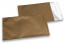 Buste metallizzate colorate opache bronzo - 114 x 162 mm | Paesedellebuste.it
