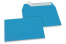 Buste di carta colorate - Blu oceano, 114 x 162 mm  | Paesedellebuste.it