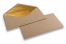 Buste foderate in carta kraft - 110 x 220 mm (EA 5/6) Oro | Paesedellebuste.it