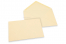 Buste colorate per biglietti d'auguri - bianco avorio, 133 x 184 mm | Paesedellebuste.it