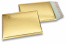 Buste imbottite metallizzate ECO - oro 180 x 250 mm | Paesedellebuste.it