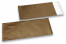 Buste metallizzate colorate opache bronzo - 110 x 220 mm | Paesedellebuste.it