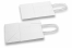 Sacchetti di carta con manici intrecciati - bianco, 140 x 80 x 210 mm, 90 grammi | Paesedellebuste.it