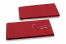 Buste con corda e rondella - 110 x 220 x 25 mm, rosso | Paesedellebuste.it