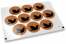 Sigilli per battesimo - marrone con colomba nero | Paesedellebuste.it