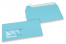 Buste colorate con finestra - Azzurro cielo, 110 x 220 mm (DL), Finestra a sinistra, formato finestra 45 x 90 mm, posizione finestra 20 mm da sinistra / 15 mm da sotto, lembo autoadesivo, carta da 120 grammi.  | Paesedellebuste.it
