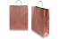 Sacchetti di carta con manici intrecciati - rosso metallizzato, 320 x 120 x 410 mm, 100 grammi | Paesedellebuste.it