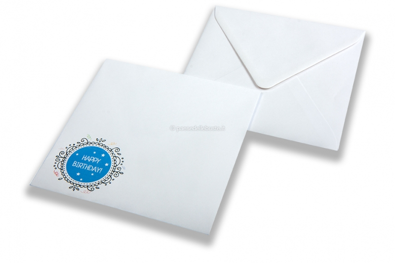 per compleanno 10 buste di carta per candele con scritta “Happy Birthday” colorate 