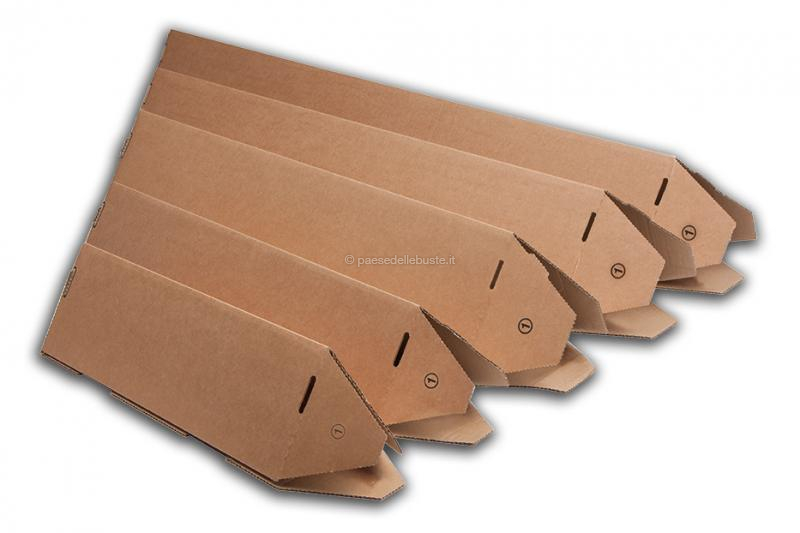 Scatole di cartone lunghe triangolari?