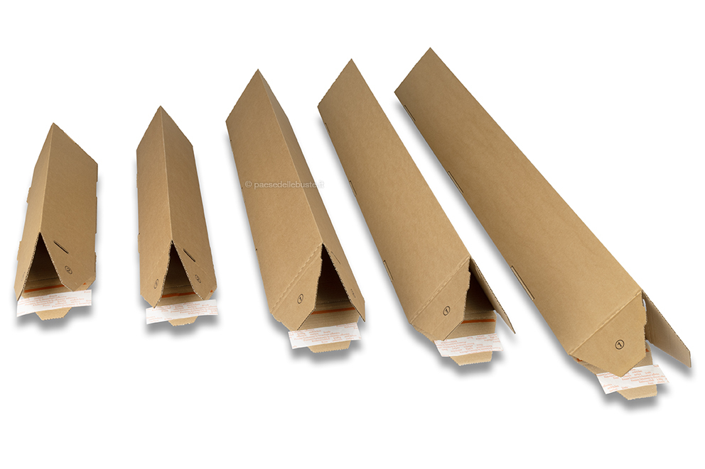 Scatole di cartone lunghe triangolari - Collezione