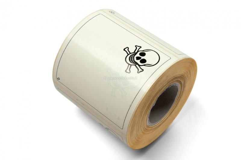 Etichette adesive di avvertenza - Sostanze tossiche