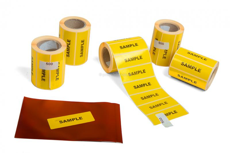 Campione etichette adesive