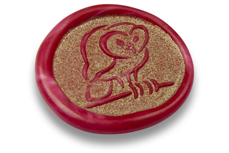 Sigilli di cera - Gufo