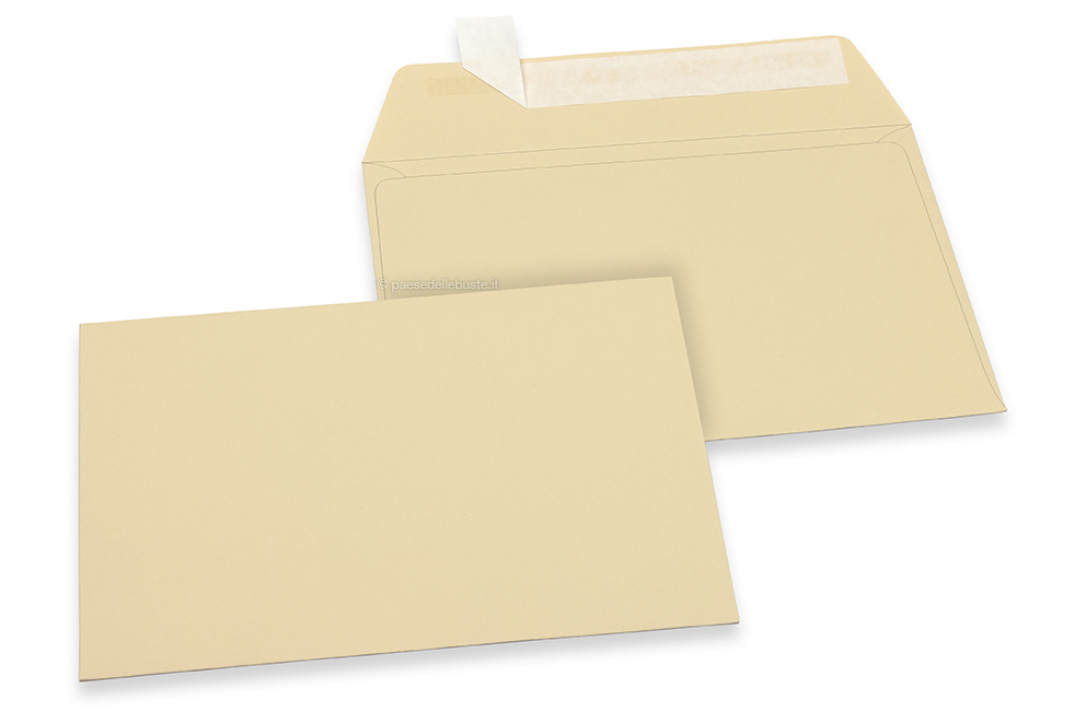 Buste di carta colorate - Cammello, 114 x 162 mm