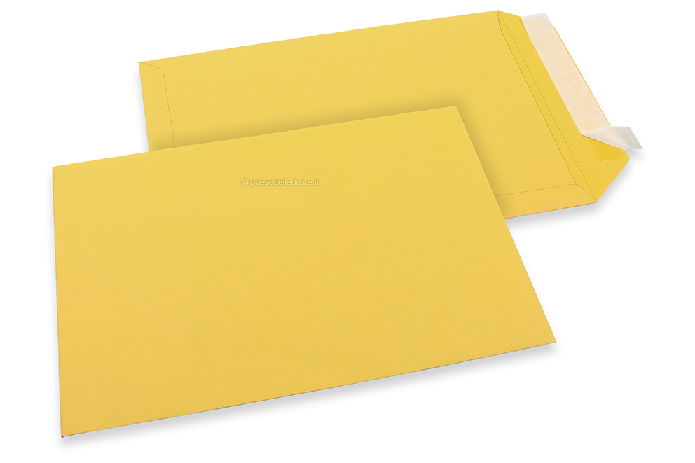 Buste di carta colorate - Giallo buttercup, 229 x 324 mm 