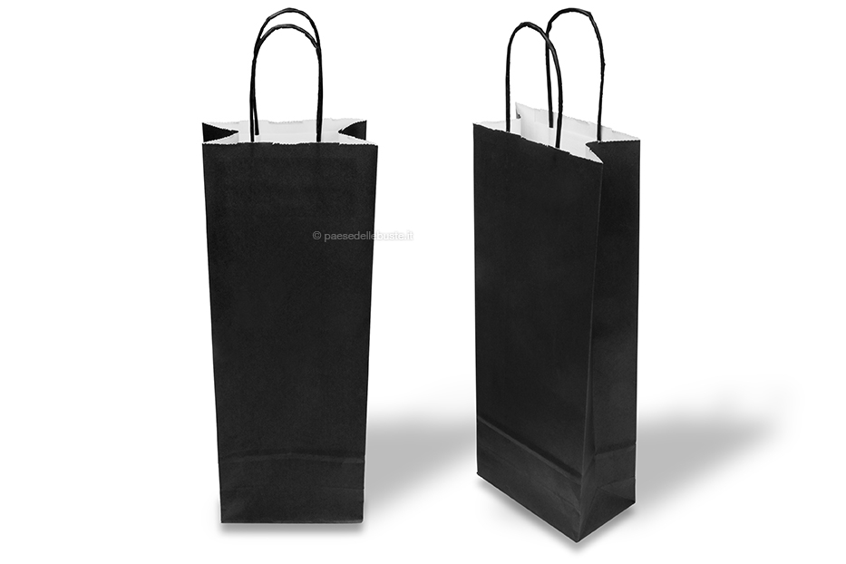 Buste regalo per bottiglia - nero