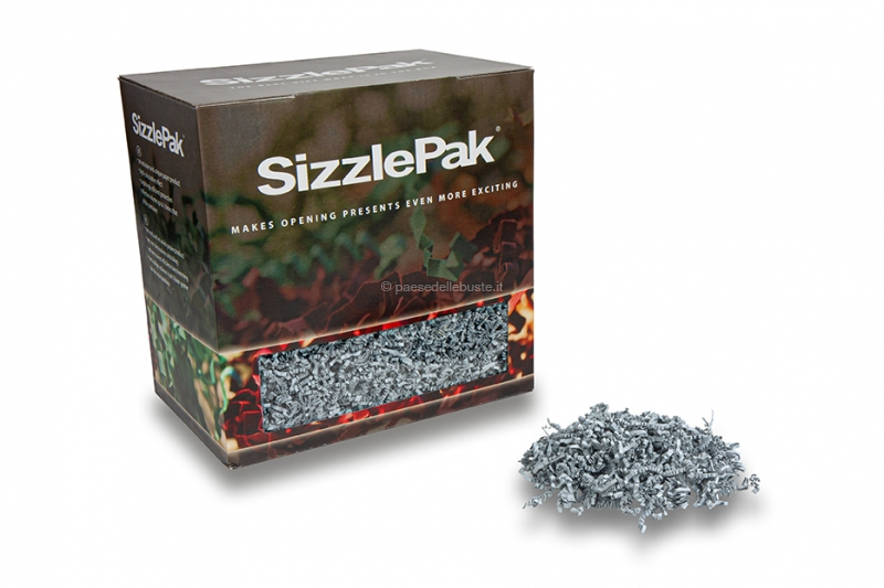 Materiale da riempimento SizzlePak - Grigio (1.25 kg), 80 grammi di carta