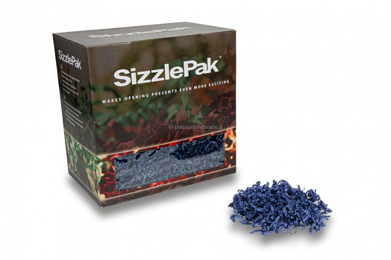 Materiale da riempimento SizzlePak - Blu scuro (1.25 kg), 80 grammi di carta